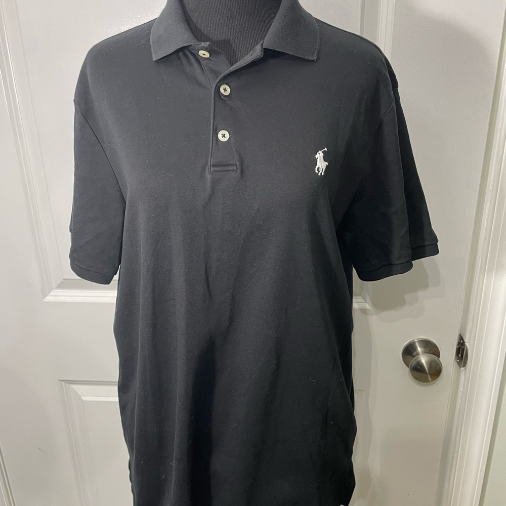 Ralph Lauren Black Polo Shirt Size SP CB-30